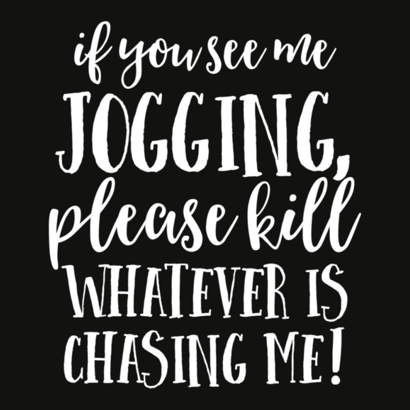 If You See Me Jogging, Please Kill Whatever Is Chasing Me Scorecard Crop Tee by behindcedar22 | Artistshot