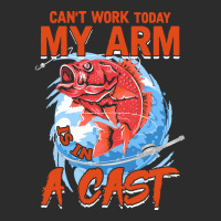 Funny Fishing Lover Gift T  Shirt Mens Can't Work Today My Arm In A Ca Exclusive T-shirt | Artistshot