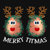 Merry Titmas Reindeer Boobs Naughty Funny Ugly Christmas Sweater Graphic T-shirt | Artistshot