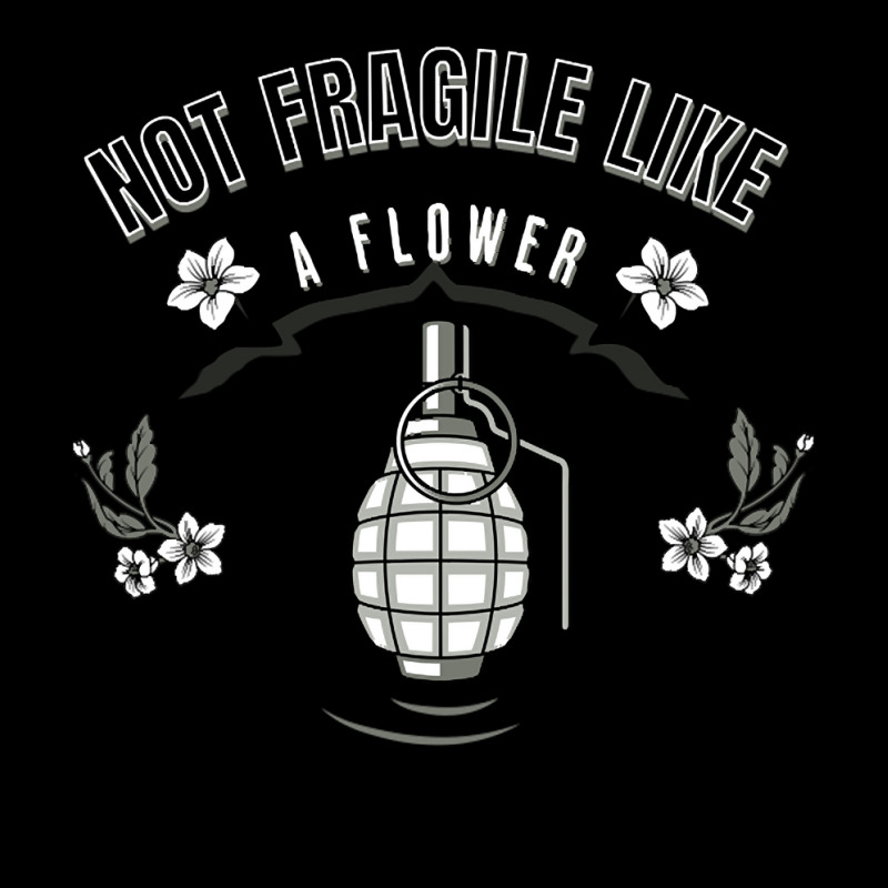 Not Fragile Like A Flower Fragile Like A Bomb-glf6b V-neck Tee | Artistshot