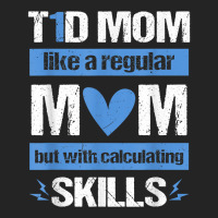 T1d Mom Calculating Skills Type 1 Diabetes Awareness T Shirt 3/4 Sleeve Shirt | Artistshot