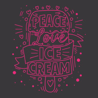 Peace Love Ice Cream Food Dessert Ladies Curvy T-shirt | Artistshot