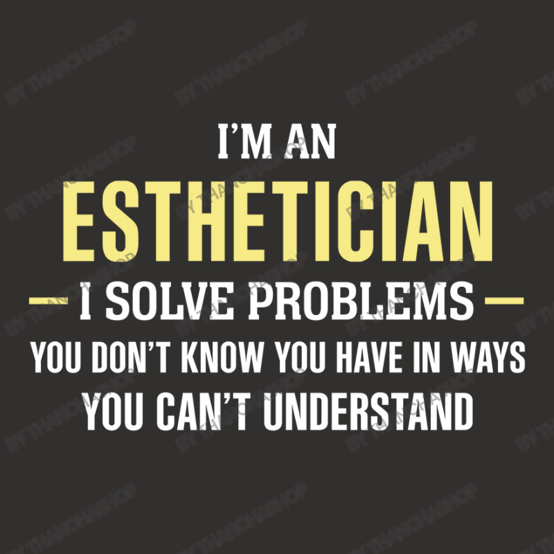 Esthetician I Solve Problems Funny Gift Champion Hoodie | Artistshot