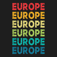 Europe I Love To Travel Abroad Paris France England Classic T-shirt | Artistshot