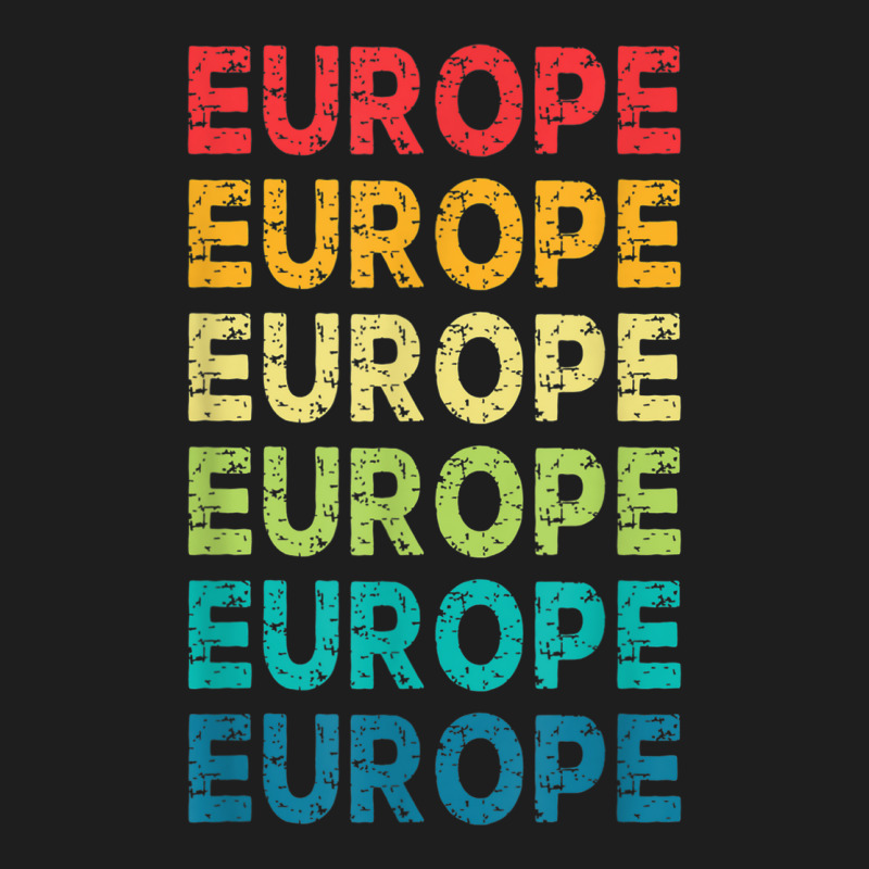 Europe I Love To Travel Abroad Paris France England Classic T-shirt by ALVAILLONJ | Artistshot