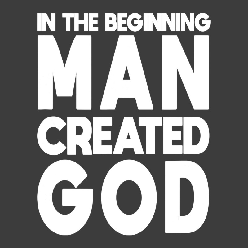 Man Created God Anti Religion Atheist Atheism T Shirt Men's Polo Shirt by tamkyfashions | Artistshot