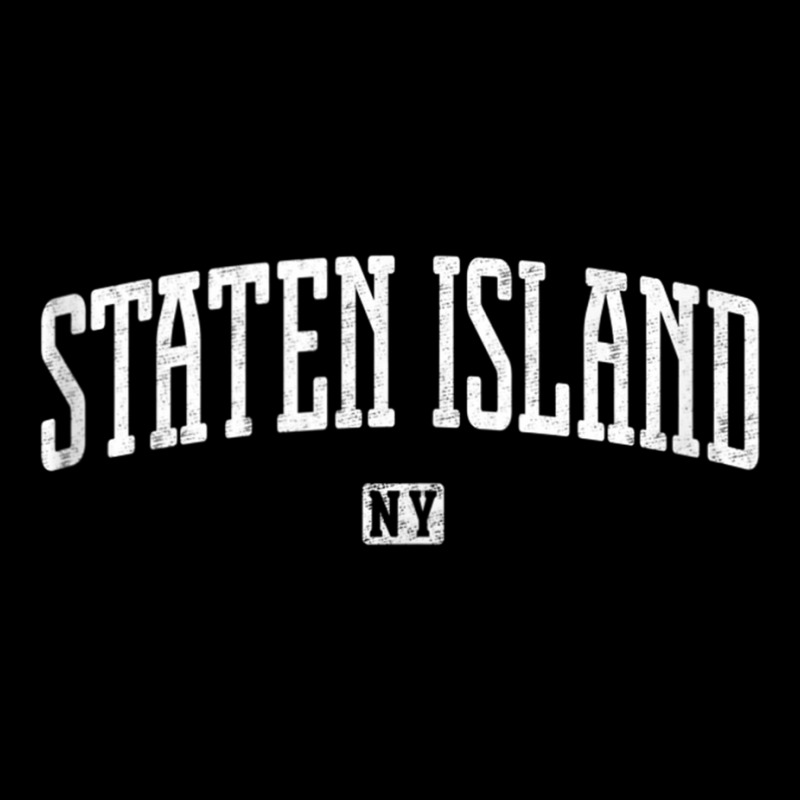 Staten Island New York Vintage City Tank Top Cropped Hoodie by choninzel | Artistshot