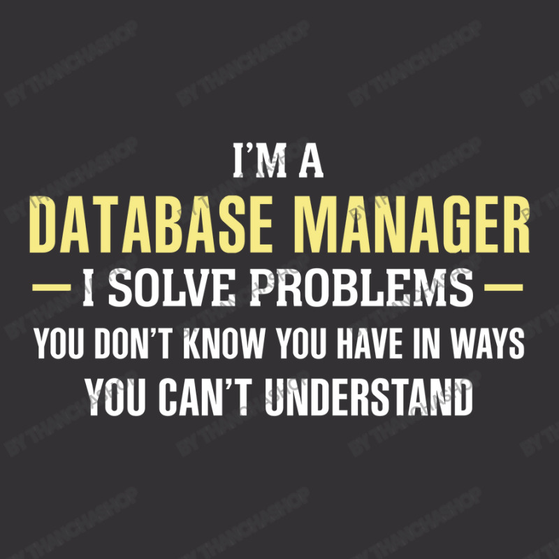 Database Manager I Solve Problems Funny Gift Vintage Short by thanchashop | Artistshot