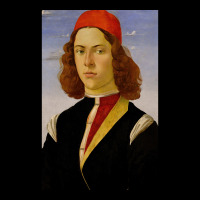 Portrait Of A Young Man By Sandro Botticelli Adjustable Cap | Artistshot