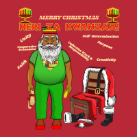 Cool Kwanzaa Holiday Seven Principles Santa Outfit Dad Men Sweatshirt Women's V-neck T-shirt | Artistshot