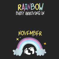 Pregnancy Announcement Rainbow Baby Arriving In November Unisex Hoodie | Artistshot