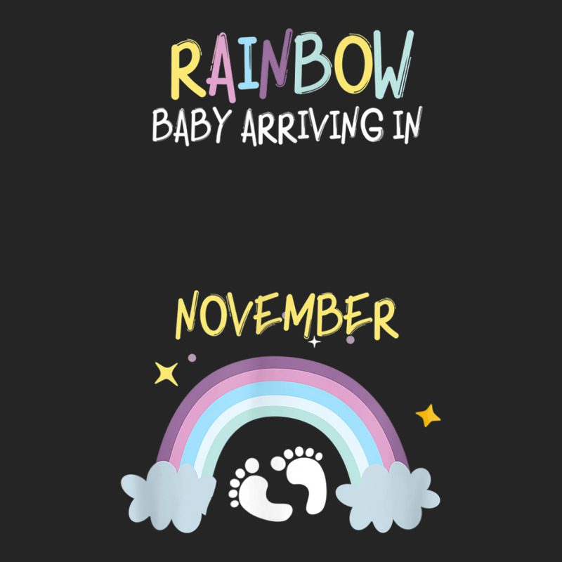 Pregnancy Announcement Rainbow Baby Arriving In November Unisex Hoodie by KEVINHAVEZ | Artistshot