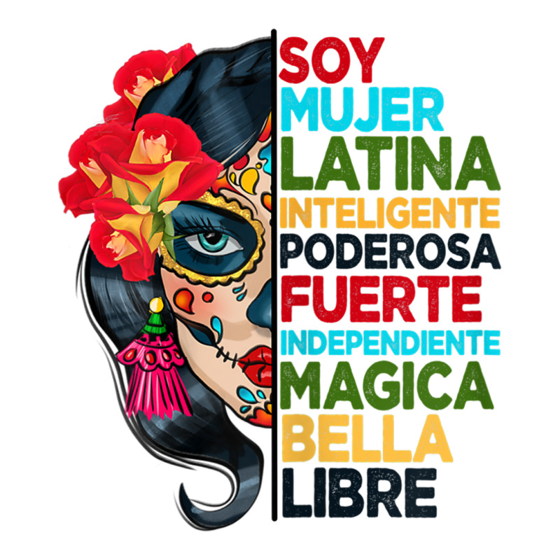 Womens Soy Mujer Latina Tee Poderosa Magica Bella Hispanic Heritage T Crewneck Sweatshirt by matheeishilo | Artistshot