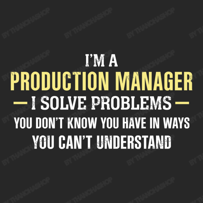 Production Manager I Solve Problems Funny Gift Men's T-shirt Pajama Set | Artistshot