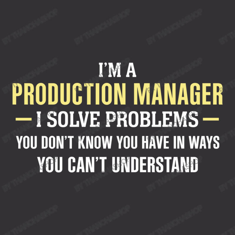 Production Manager I Solve Problems Funny Gift Vintage Short | Artistshot