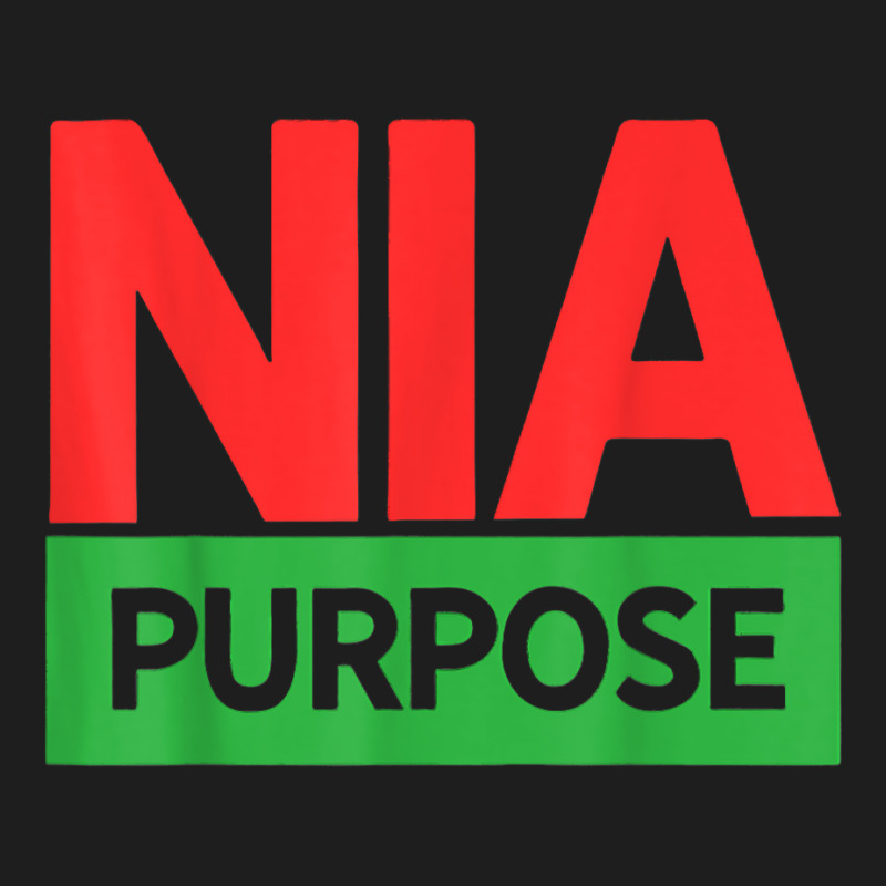 Nia Kwanzaa Purpose Principle Men Women Kids Boys & Girls T Shirt Classic T-shirt by keishawnredner | Artistshot