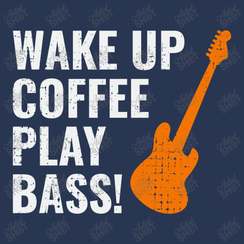 Bass Guitar Player Music Musician Bassist Coffee Men Denim Jacket by Tasteful Tees | Artistshot