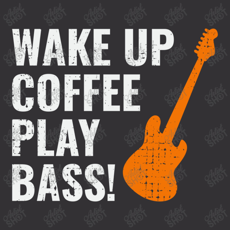 Bass Guitar Player Music Musician Bassist Coffee Vintage Hoodie And Short Set by Tasteful Tees | Artistshot