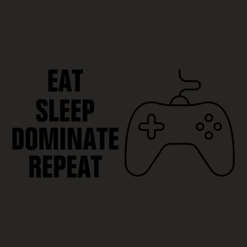 Eat Sleep Dominate Repeat Funny Ladies Fitted T-Shirt by greggjvandervor | Artistshot