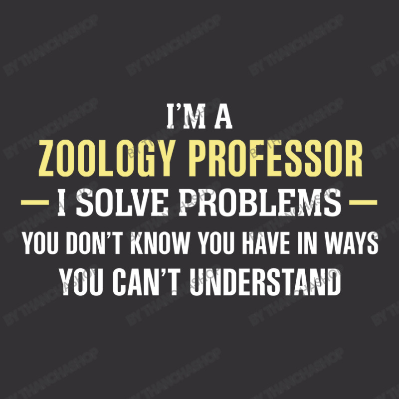 Zoology Professor I Solve Problems Funny Gift Vintage Short by thanchashop | Artistshot