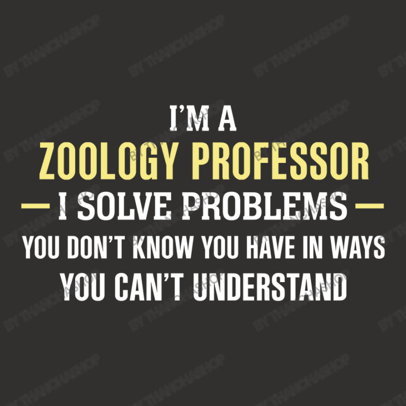 Zoology Professor I Solve Problems Funny Gift Champion Hoodie by thanchashop | Artistshot