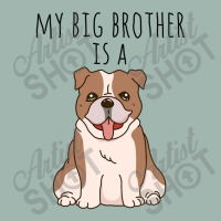 My Big Brother Is A Bulldog Baby Cropped Sweater | Artistshot