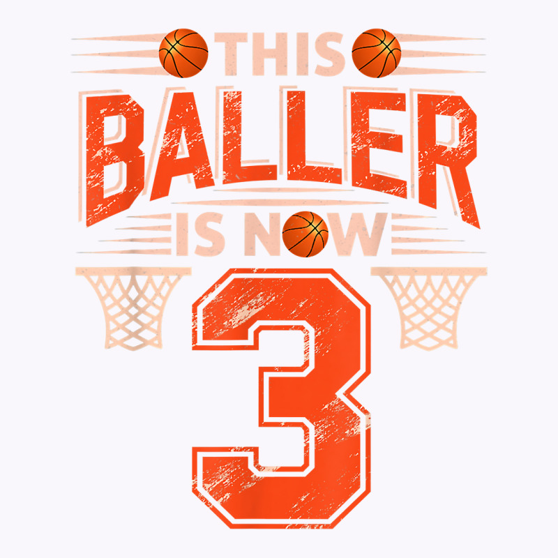 3rd Birthday Sport 3 Years Old Basketball 3 Boys Kids T Shirt Tank Top | Artistshot