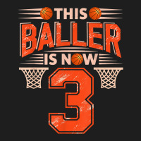 3rd Birthday Sport 3 Years Old Basketball 3 Boys Kids T Shirt Classic T-shirt | Artistshot