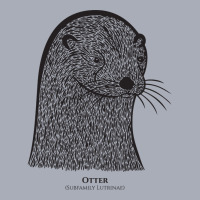 Otter With Common And Latin Names - Detailed Animal Design Tank Dress | Artistshot