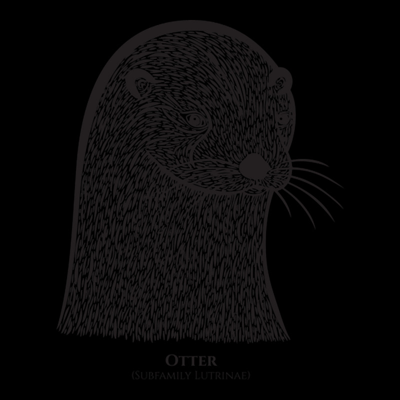 Otter With Common And Latin Names - Detailed Animal Design Legging by Jerhogen528 | Artistshot