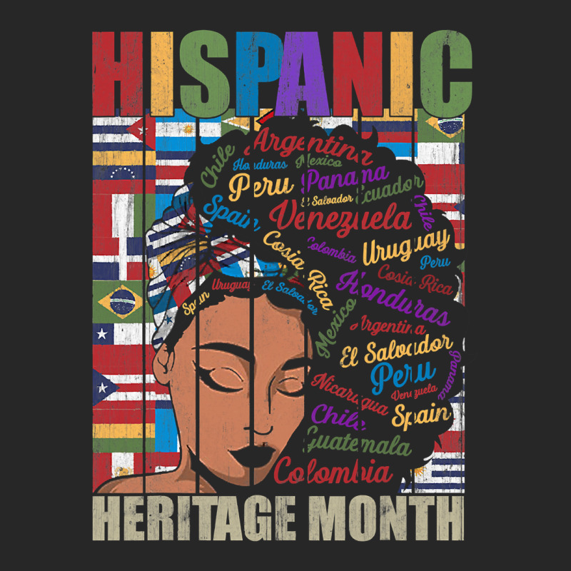 Latina Woman Art Hispanic Heritage Month Latin Country Flags 188 Men's T-shirt Pajama Set by stress | Artistshot