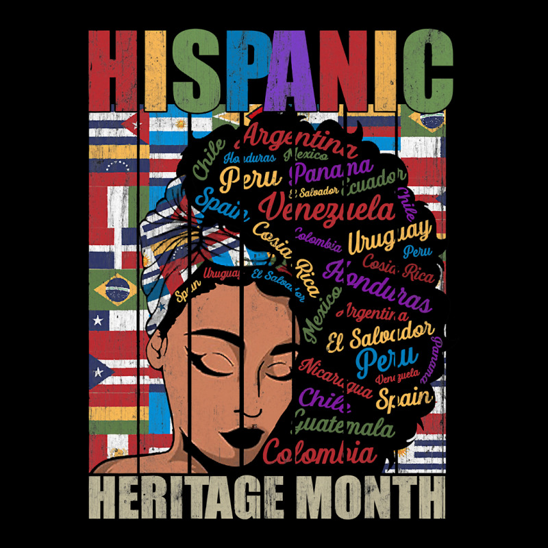 Latina Woman Art Hispanic Heritage Month Latin Country Flags 188 Maternity Scoop Neck T-shirt by stress | Artistshot