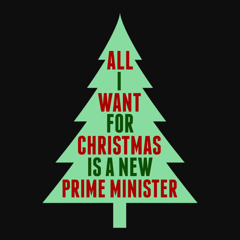 All I Want For Christmas Is A New Prime Minister Crop Top by Min06 | Artistshot