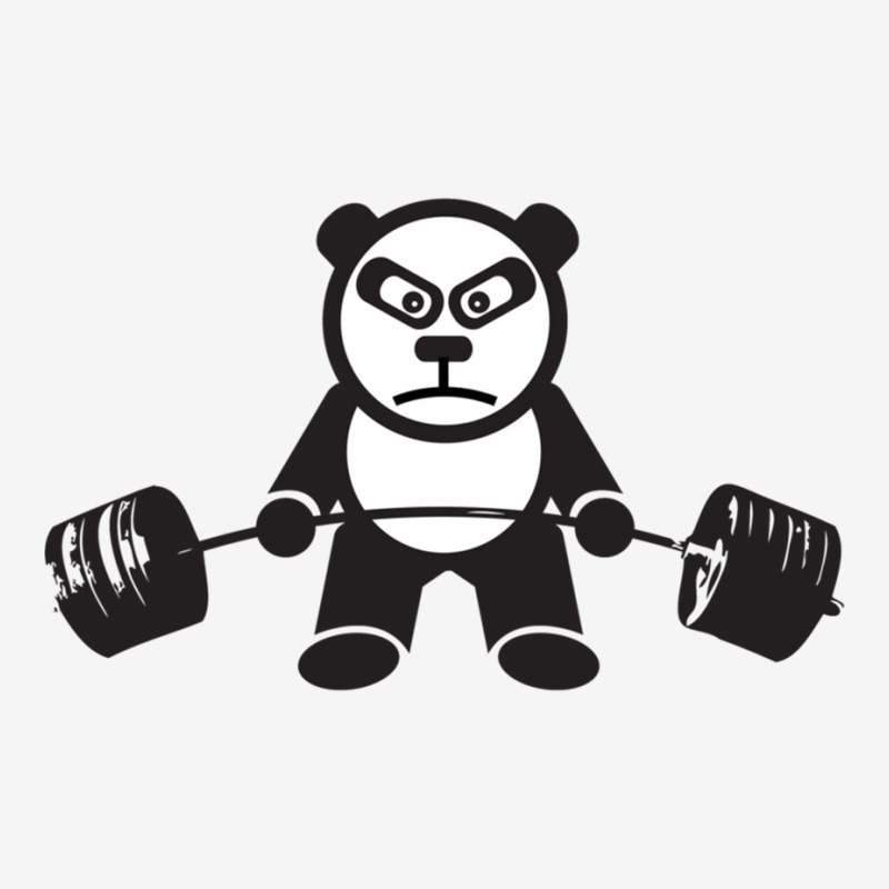 Cute Panda Bear Weightlifting  Deadlift Graphic T-shirt | Artistshot