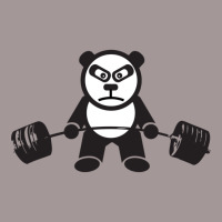 Cute Panda Bear Weightlifting  Deadlift Vintage Hoodie | Artistshot