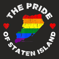 Vintage The Pride Of Staten Island New York  Gay Pride Tee Ladies Fitted T-shirt | Artistshot