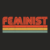 Retro Feminist 70s Style Feminism Pullover Hoodie Ladies Fitted T-shirt | Artistshot