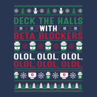 Pharmacist Deck The Halls With Beta Blockers Olol Christmas Sweatshirt Men Denim Jacket | Artistshot