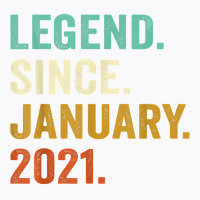 Legend Since January 2021 2nd Birthday Gifts 2 Years Old Boy T Shirt T-shirt | Artistshot