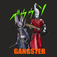 Beerus & Whis In Gangster Styles Ladies Fitted T-shirt | Artistshot