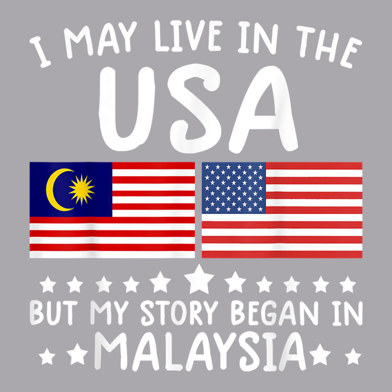 Malaysian Roots Shirt Half American Flag Malaysiaflag Tee T Shirt Youth 3/4 Sleeve by mintywotm | Artistshot