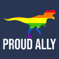 Proud Ally Pride Shirt Gay Lgbt Day Month Dino Rainbow Men Denim Jacket | Artistshot