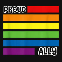 Proud Ally Pride Shirt Gay Lgbt Day Month Flag Rainbow Graphic T-shirt | Artistshot