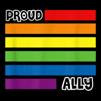 Proud Ally Pride Shirt Gay Lgbt Day Month Flag Rainbow Zipper Hoodie | Artistshot