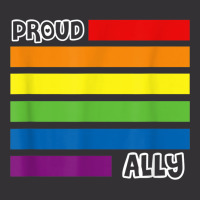 Proud Ally Pride Shirt Gay Lgbt Day Month Flag Rainbow Vintage Short | Artistshot