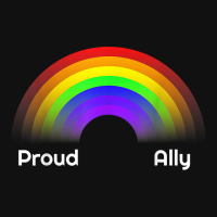 Proud Ally Rainbow Lgbt Gay Pride Day Month Parade Graphic T-shirt | Artistshot