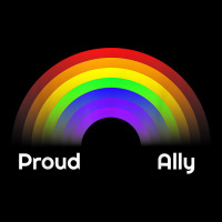 Proud Ally Rainbow Lgbt Gay Pride Day Month Parade Zipper Hoodie | Artistshot