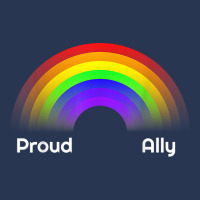 Proud Ally Rainbow Lgbt Gay Pride Day Month Parade Men Denim Jacket | Artistshot