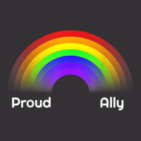 Proud Ally Rainbow Lgbt Gay Pride Day Month Parade Vintage Hoodie And Short Set | Artistshot