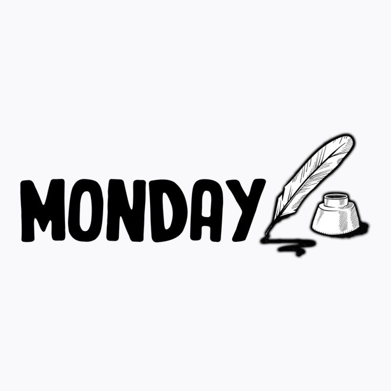 Monday Text T-shirt | Artistshot